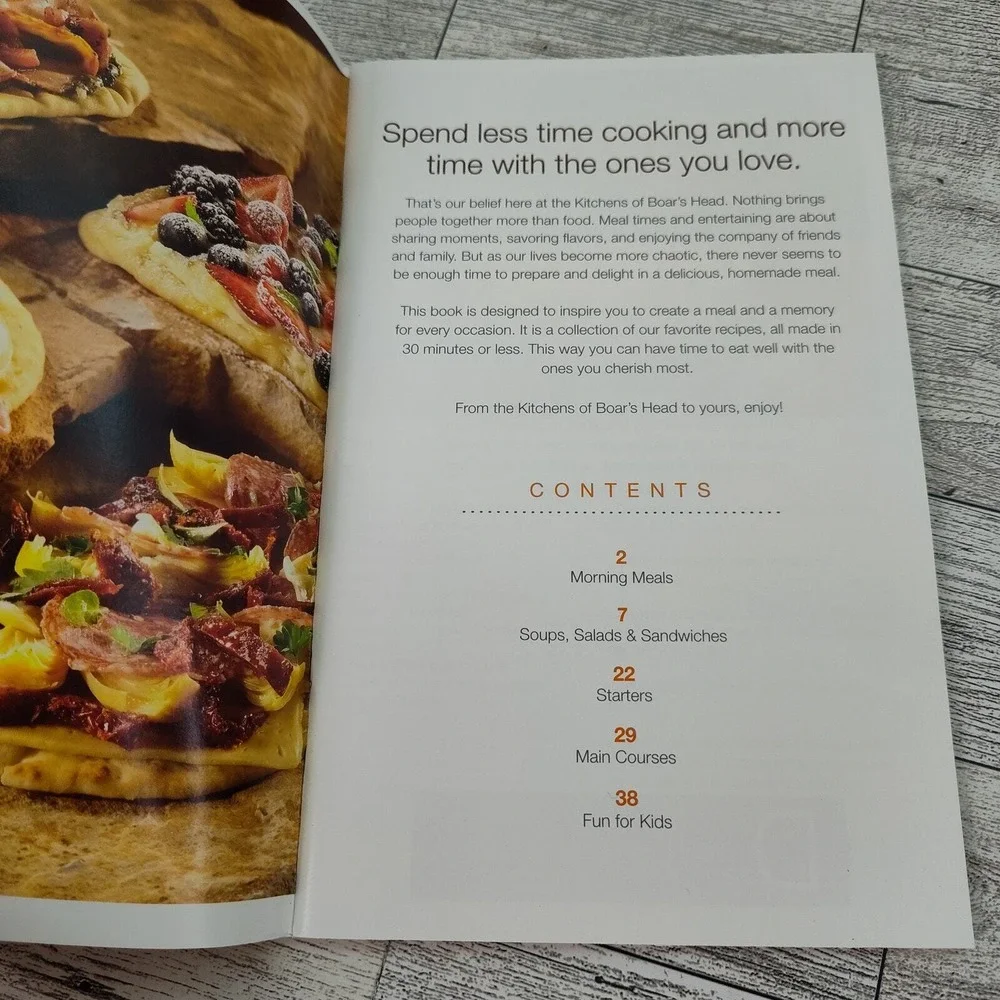 Delicious Dishes Boars Head Cookbook Booklet 1990s Recipes Preloved‎ Vtg